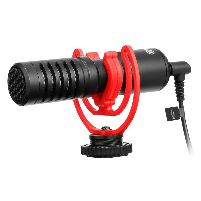 BOYA BY-MM1+ Ultracompact Camera-Mount Shotgun Microphone - ميكروفون